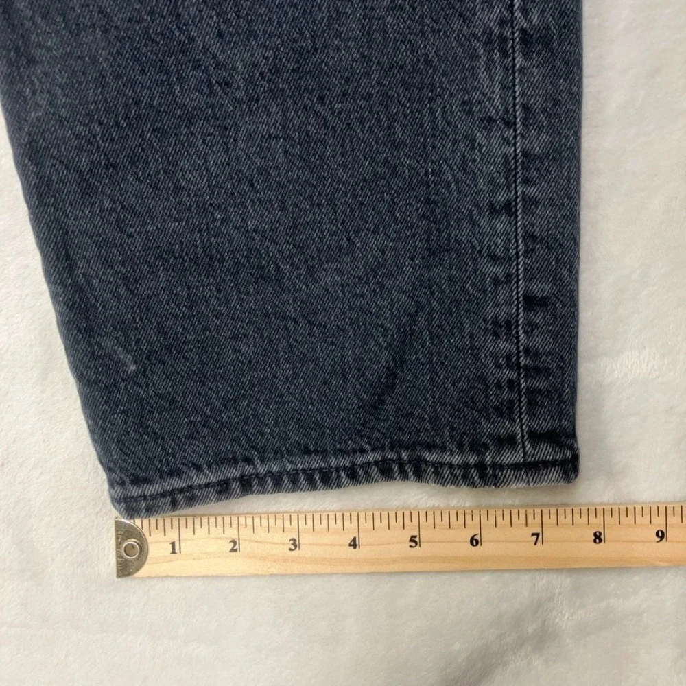 Levi's 501 Premium Jeans Men 32x30 (Fits 30x30) Gray Black Straight Vtg Style